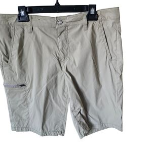 Weatherproof Men's Khaki Athletic Shorts